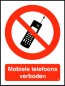 Mobiele telefoons verboden 